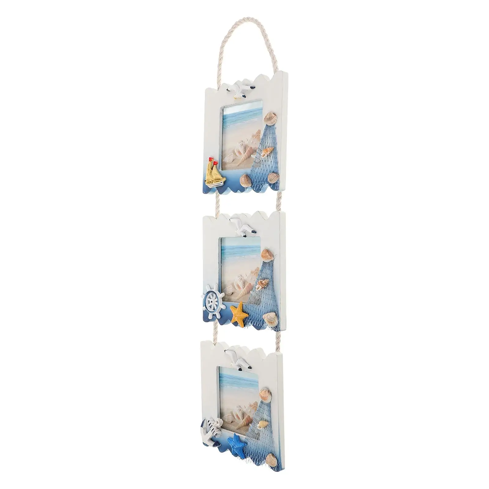 Set of 3 Vintage Mediterranean Photo Frames Beach Wall Gallery Frame Coastal Picture Frame Wood Holder Ocean Decor
Set of 3 Vintage Mediterranean Photo Frames Beach Wall Gallery Frame Coastal Picture Frame Wood Holder Ocean Decor