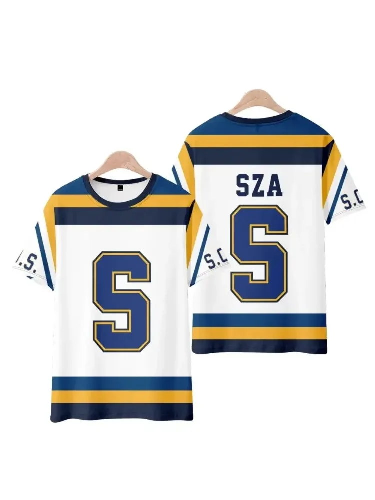 SZA Men's Football Sports Street Loose and Comfortable 3D Printed Short Sleeve Hip Hop Style Fitness Splicing Round Neck T-shirt
SZA Men's Football Sports Street Loose and Comfortable 3D Printed Short Sleeve Hip Hop Style Fitness Splicing Round Neck T-shirt