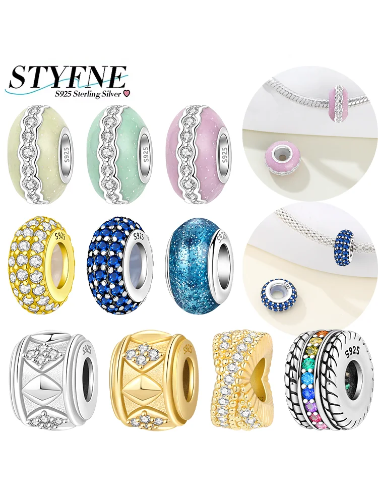 Colorful Isolation Charms Zircon Beads Simple Diamond Beads Fit 925 Silver Bracelet Accessories Fashion Jewelry Making Fine Gift
Colorful Isolation Charms Zircon Beads Simple Diamond Beads Fit 925 Silver Bracelet Accessories Fashion Jewelry Making Fine Gift
