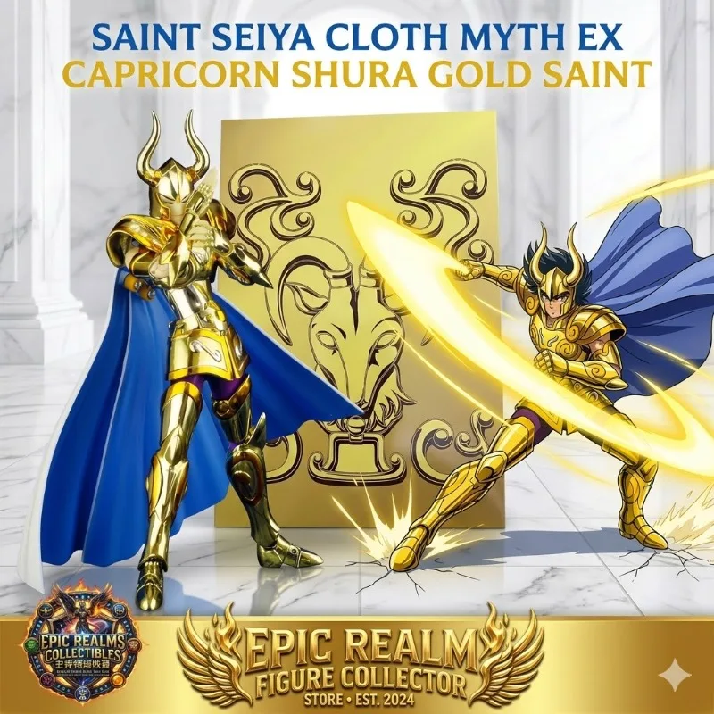 Brand New In Stock Metal Metal Armor CS Saint Seiya Myth Cloth EX Capricorn Shura Gold Knights of the Zodiac Action Figure
Brand New In Stock Metal Metal Armor CS Saint Seiya Myth Cloth EX Capricorn Shura Gold Knights of the Zodiac Action Figure