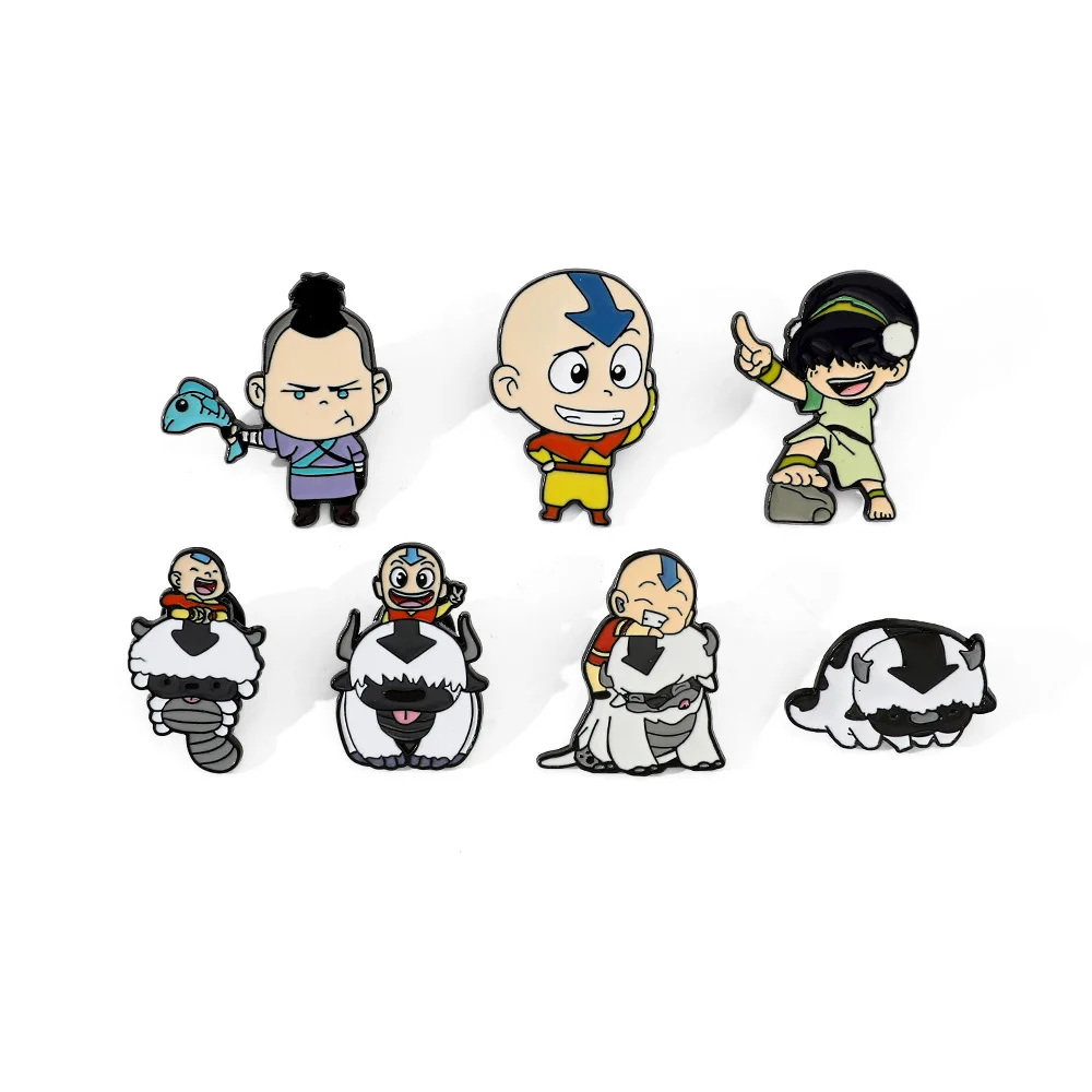 Animation Avatar: The Last Airbender Brooch Cute Character Enamel Pin Backpack Clothing Jewelry Metal Badge Accessories
Animation Avatar: The Last Airbender Brooch Cute Character Enamel Pin Backpack Clothing Jewelry Metal Badge Accessories