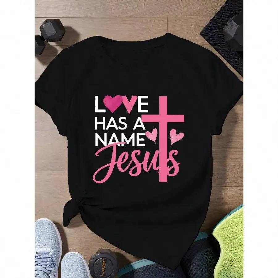 Christian Plus Size Women's T-Shirts - Jesus Inspired Workout Top | Breathable Church & Gym Tee | Faith-Based Casual Apparel
Christian Plus Size Women's T-Shirts - Jesus Inspired Workout Top | Breathable Church & Gym Tee | Faith-Based Casual Apparel