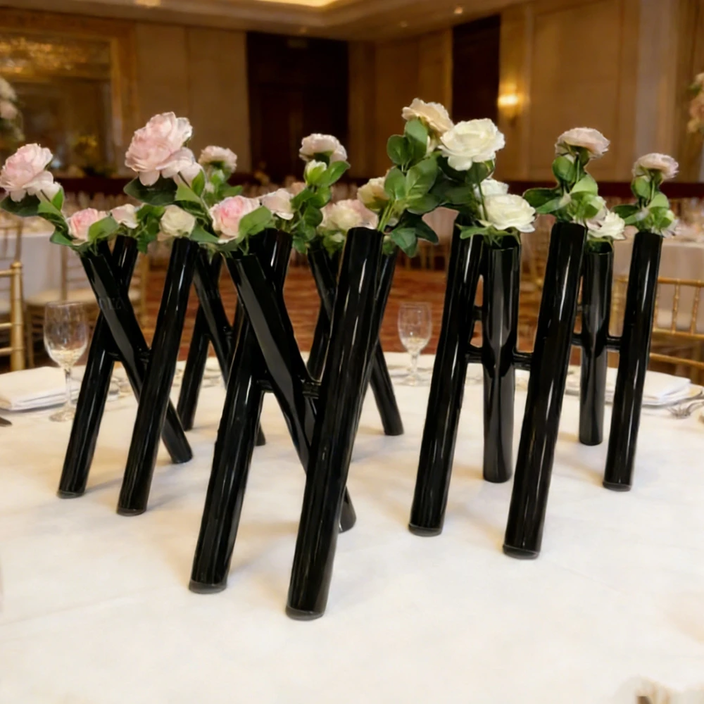 10pcs f30 Clear/black round cylinder Table Decoration Modern Tall Glass Flower Vase for Wedding Centerpieces
10pcs f30 Clear/black round cylinder Table Decoration Modern Tall Glass Flower Vase for Wedding Centerpieces