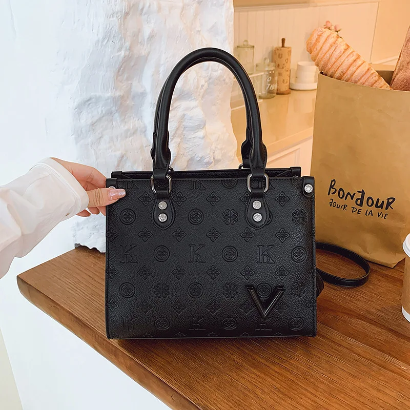 Большая сумка с буквенным принтом, просторный кошелек на плечо для женщин, большая вместительная сумка через плечо, роскошная сумка-тоут «день-ночь», модная сумка на ремне 