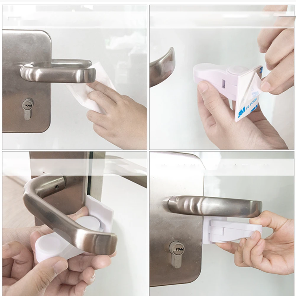 Child Safe Door Security Latch 180 Degree Rotating Cabinet Lock Self Adhesive Window Door Handle Lock for Window Door Cabinet
Child Safe Door Security Latch 180 Degree Rotating Cabinet Lock Self Adhesive Window Door Handle Lock for Window Door Cabinet