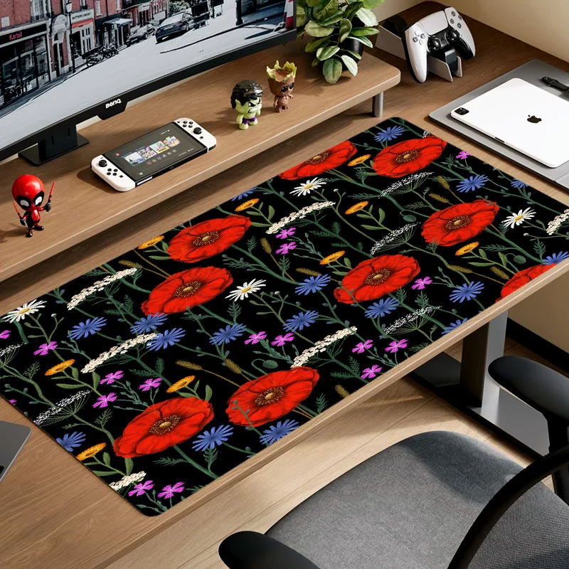 Большой игровой коврик для мыши Red Flowers Nature, красивый дизайн с полевым цветком, идеально подходит для офиса и садового стола
Большой игровой коврик для мыши Red Flowers Nature, красивый дизайн с полевым цветком, идеально подходит для офиса и садового стола