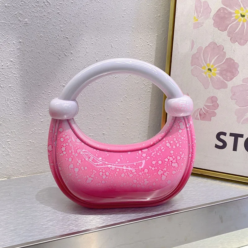 Evening Bags with Chain CrossBody Fashion Trends Crescent Moon Bags Simple Shoulder Handbags Makeup Acrylic Bags for Women
Evening Bags with Chain CrossBody Fashion Trends Crescent Moon Bags Simple Shoulder Handbags Makeup Acrylic Bags for Women