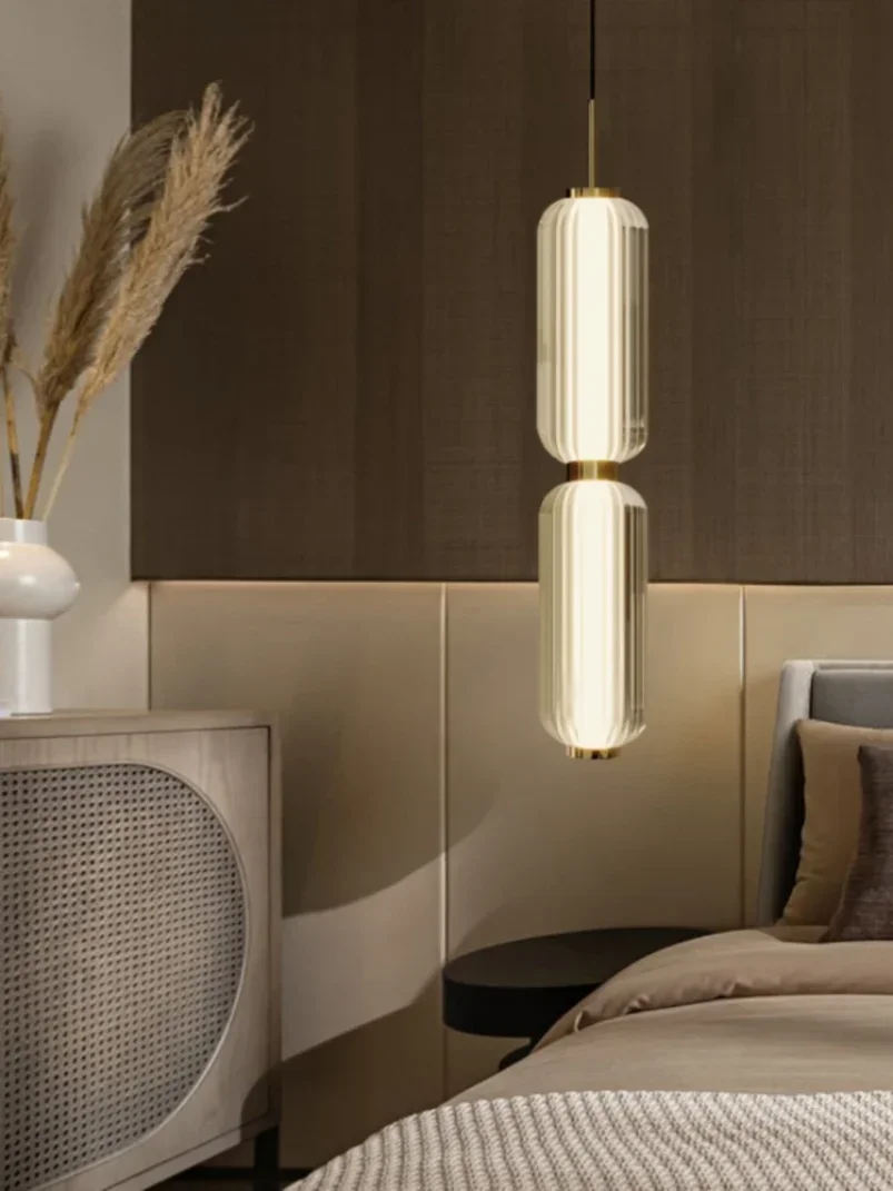 Simple and Creative Light Luxury Bedside Glass Pendant Light Restaurant Bar Counter Hotel LED Front Desk High Hanging Chandelier
Simple and Creative Light Luxury Bedside Glass Pendant Light Restaurant Bar Counter Hotel LED Front Desk High Hanging Chandelier
