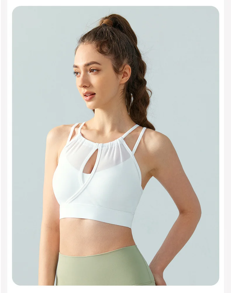 Женский сетчатый лоскутный сексуальный спортивный бюстгальтер для йоги и фитнеса, искусственный комплект из двух частей с вырезом и глубоким V-образным вырезом, спортивное нижнее белье, эластичный дышащий тонкий бюстгальтер
Женский сетчатый лоскутный сексуальный спортивный бюстгальтер для йоги и фитнеса, искусственный комплект из двух частей с вырезом и глубоким V-образным вырезом, спортивное нижнее белье, эластичный дышащий тонкий бюстгальтер