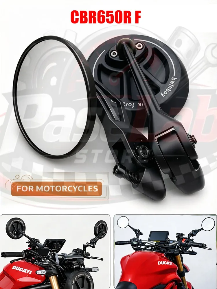 For CBR650R F CBR1000RR CBR600RR CBR 250R 300R 400RR 500R Motorcycle Mirror Modified Wind Wing Rotating Rearview Mirror
For CBR650R F CBR1000RR CBR600RR CBR 250R 300R 400RR 500R Motorcycle Mirror Modified Wind Wing Rotating Rearview Mirror