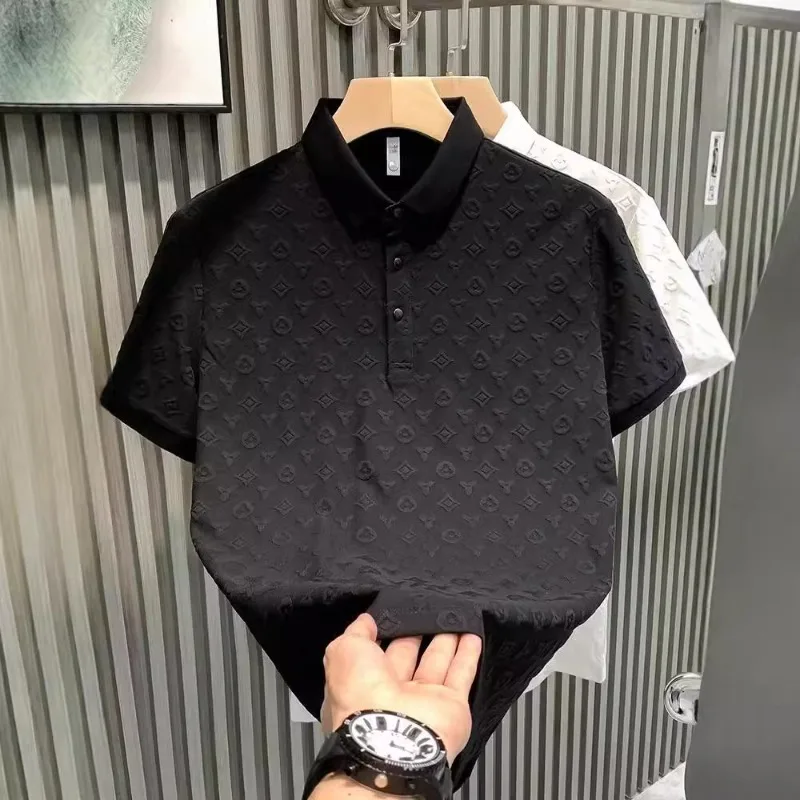 New Summer Fashion Men Polo Shirts Letter Printed Half Collar Short Sleeve Casual Breathable Streetwear Men Shirts Tops
New Summer Fashion Men Polo Shirts Letter Printed Half Collar Short Sleeve Casual Breathable Streetwear Men Shirts Tops