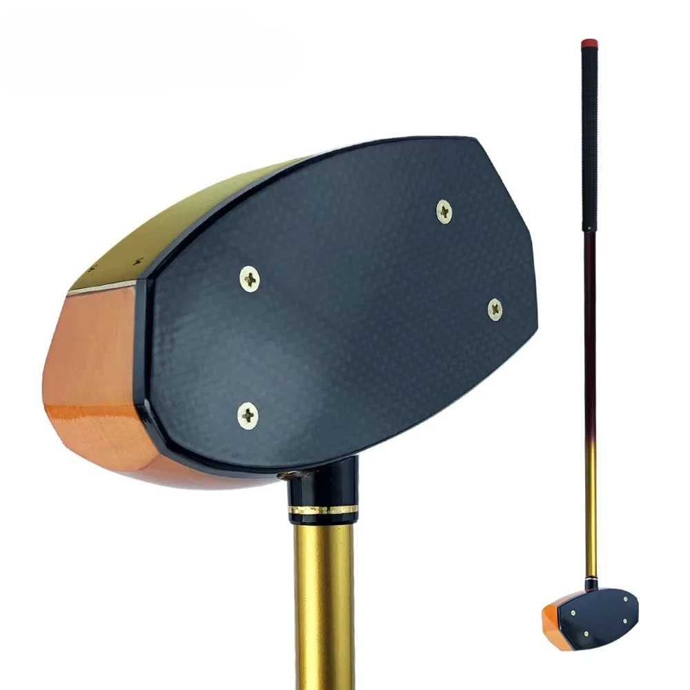 Gold Finish Long Maple Park Golf Putter Premium Golf Club for Elite Players
Gold Finish Long Maple Park Golf Putter Premium Golf Club for Elite Players