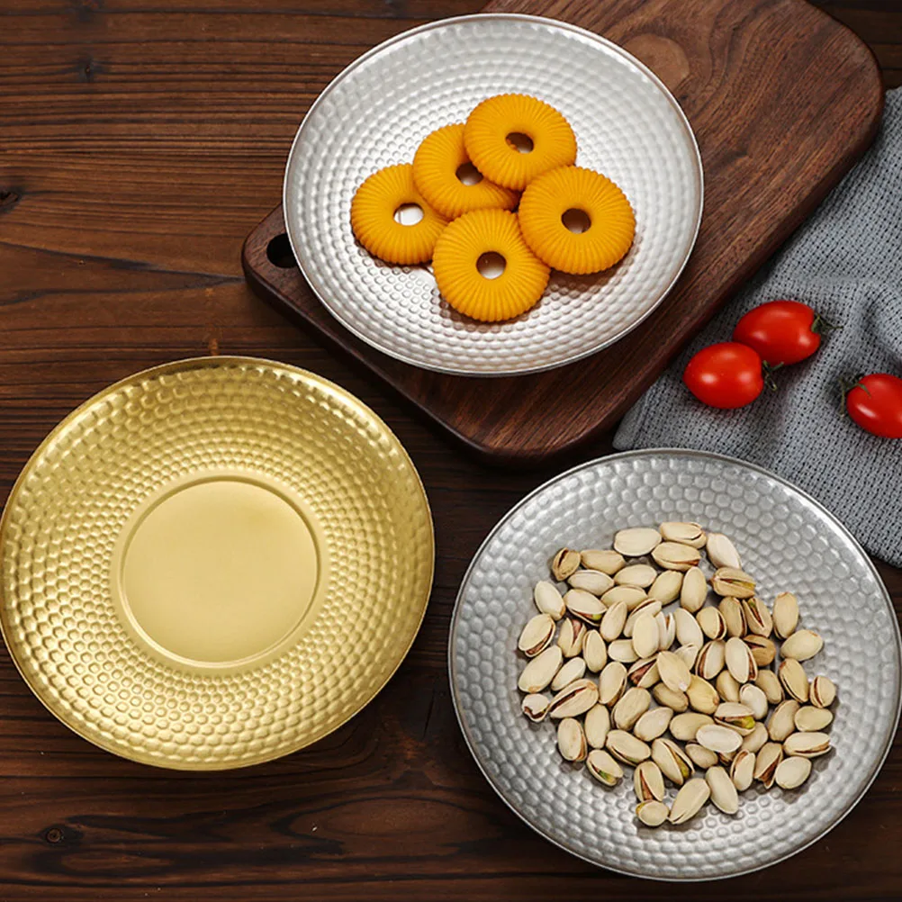 Hammered Stainless Steel Fruit Tray Platter Plates Retro Dish for Party Serving Donut Dinner Dry Camping Eco Trays Safe
Hammered Stainless Steel Fruit Tray Platter Plates Retro Dish for Party Serving Donut Dinner Dry Camping Eco Trays Safe
