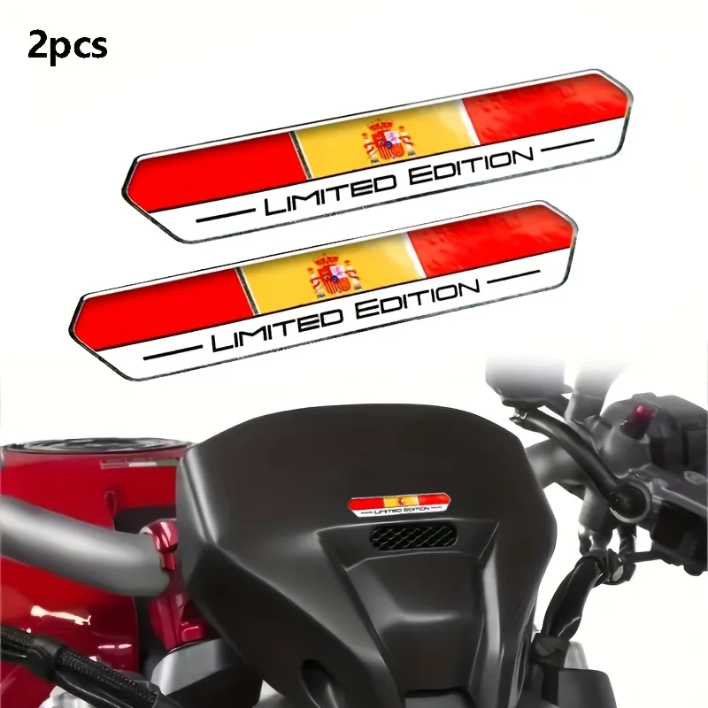 2pcs Spanish Flag Spain Car Stickers Emblem Decals Racing Sport Resin Decals Badge Decoration For Truck Car Motorcycle Bike Acce
2pcs Spanish Flag Spain Car Stickers Emblem Decals Racing Sport Resin Decals Badge Decoration For Truck Car Motorcycle Bike Acce