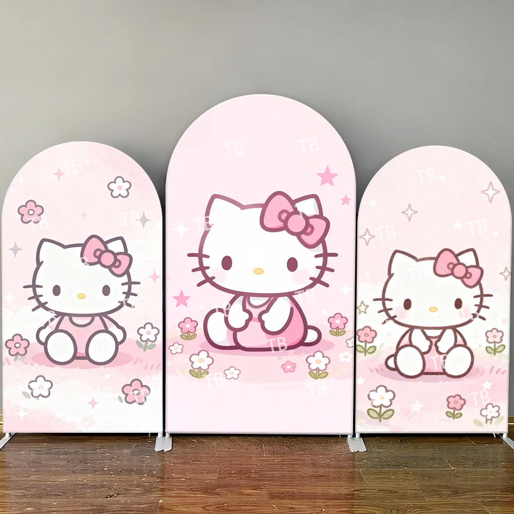 Hello Kitty Arch Backdrop Cover Pink Flower Star Scene For Girls Birthday Party Cute Cartoon Theme Photo Booth Decor Prop
Hello Kitty Arch Backdrop Cover Pink Flower Star Scene For Girls Birthday Party Cute Cartoon Theme Photo Booth Decor Prop