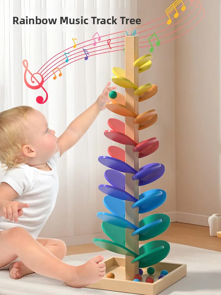 Rainbow Music Tra Tree Eonal Toy for Children Assembly Ball Rolling Early Eon Fun Game Wooden Blos
Rainbow Music Tra Tree Eonal Toy for Children Assembly Ball Rolling Early Eon Fun Game Wooden Blos