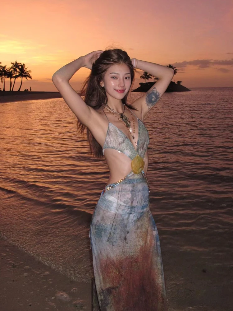 Женский элитный комплект бикини для пляжа и отдыха 2025 года: сексуальный, соблазнительный, с красивыми разрезами, длинный, из двух частей
Женский элитный комплект бикини для пляжа и отдыха 2025 года: сексуальный, соблазнительный, с красивыми разрезами, длинный, из двух частей