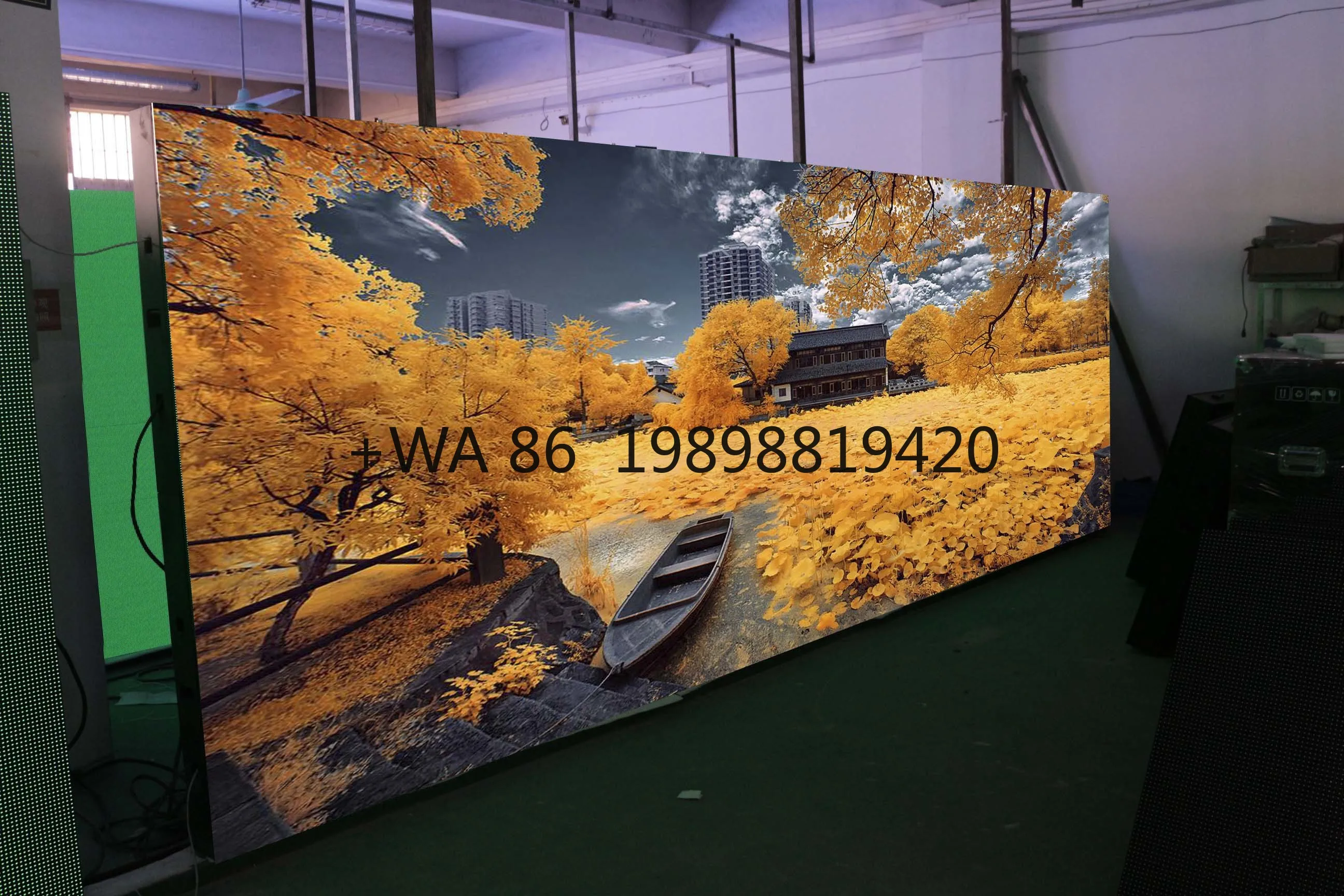 Внутренняя фиксированная монтажная рекламная панель для студии P5 P4, цифровая вывеска, церковный гигантский светодиодный экран, видеостена 3x2
Внутренняя фиксированная монтажная рекламная панель для студии P5 P4, цифровая вывеска, церковный гигантский светодиодный экран, видеостена 3x2