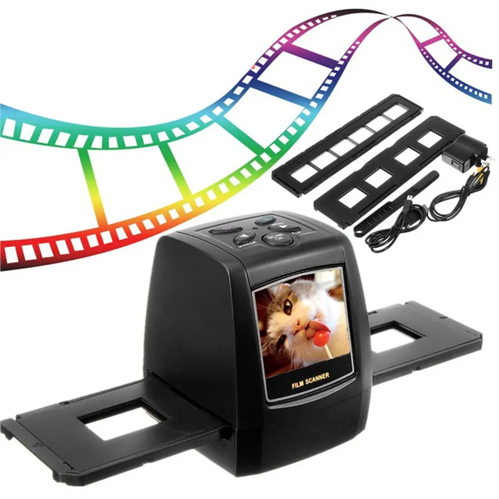 35/135Mm Film Scanner 5.0Mp 3600Dpi Portable Digital Converter Usb 2.0 For Home Office Use Support 32Gb Card
35/135Mm Film Scanner 5.0Mp 3600Dpi Portable Digital Converter Usb 2.0 For Home Office Use Support 32Gb Card