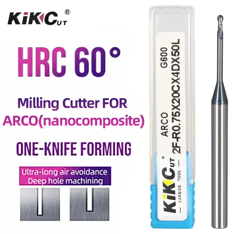 1PC Carbide 60° Deep Groove Ball Milling Cutter Micro Diameter 2F Deep Long Neck Small Milling Cutter CNC Cutting Tools
1PC Carbide 60° Deep Groove Ball Milling Cutter Micro Diameter 2F Deep Long Neck Small Milling Cutter CNC Cutting Tools