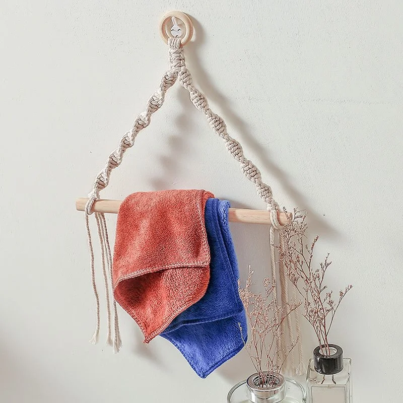 Toilet Paper Holder Rack Vintage Bohemian Hand-woven Towel Hanging Rope Tapestry
Toilet Paper Holder Rack Vintage Bohemian Hand-woven Towel Hanging Rope Tapestry
