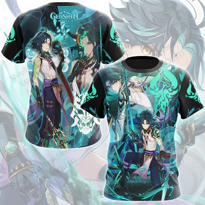Anime Game Genshin Impact Xiao Hutao Nahida 3d Print T-shirt Men Women Fashion Short Sleeve Tshirt Kids Tops Tees Cartoon New
Anime Game Genshin Impact Xiao Hutao Nahida 3d Print T-shirt Men Women Fashion Short Sleeve Tshirt Kids Tops Tees Cartoon New