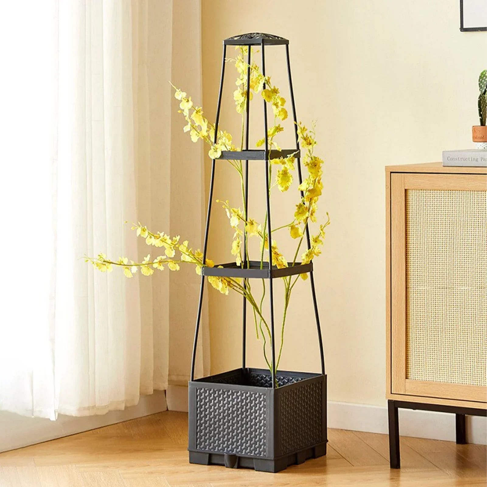 Plant Planting Box Climbing Frame Trellis Climbing Box Garden Support Cages For Flowers Plants DIY Flower Vines Pot Stand
Plant Planting Box Climbing Frame Trellis Climbing Box Garden Support Cages For Flowers Plants DIY Flower Vines Pot Stand