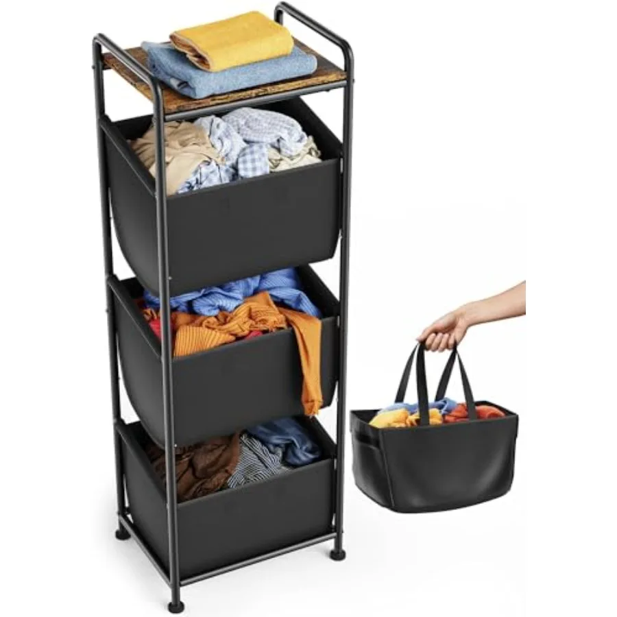 3 Section Laundry Sorter Removable Bags 120L Vertical Laundry Hamper Stackable Laundry Baskets organizer for Bathroom Apartment
3 Section Laundry Sorter Removable Bags 120L Vertical Laundry Hamper Stackable Laundry Baskets organizer for Bathroom Apartment