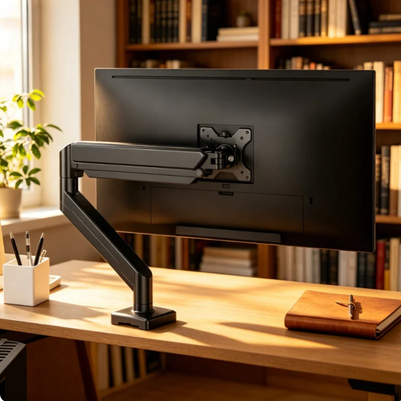 Universal Single Monitor Arm, 32" 19.8lbs Adjustable Desk Mount Bracket for Computer Screen Office
Universal Single Monitor Arm, 32" 19.8lbs Adjustable Desk Mount Bracket for Computer Screen Office