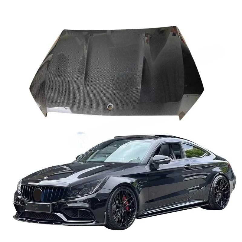 AMG Style Front Replacement Black Wet Carbon Fiber Hood For Mercedes Benz C Class W205 Sedan C63 C180L C200L C300L
AMG Style Front Replacement Black Wet Carbon Fiber Hood For Mercedes Benz C Class W205 Sedan C63 C180L C200L C300L