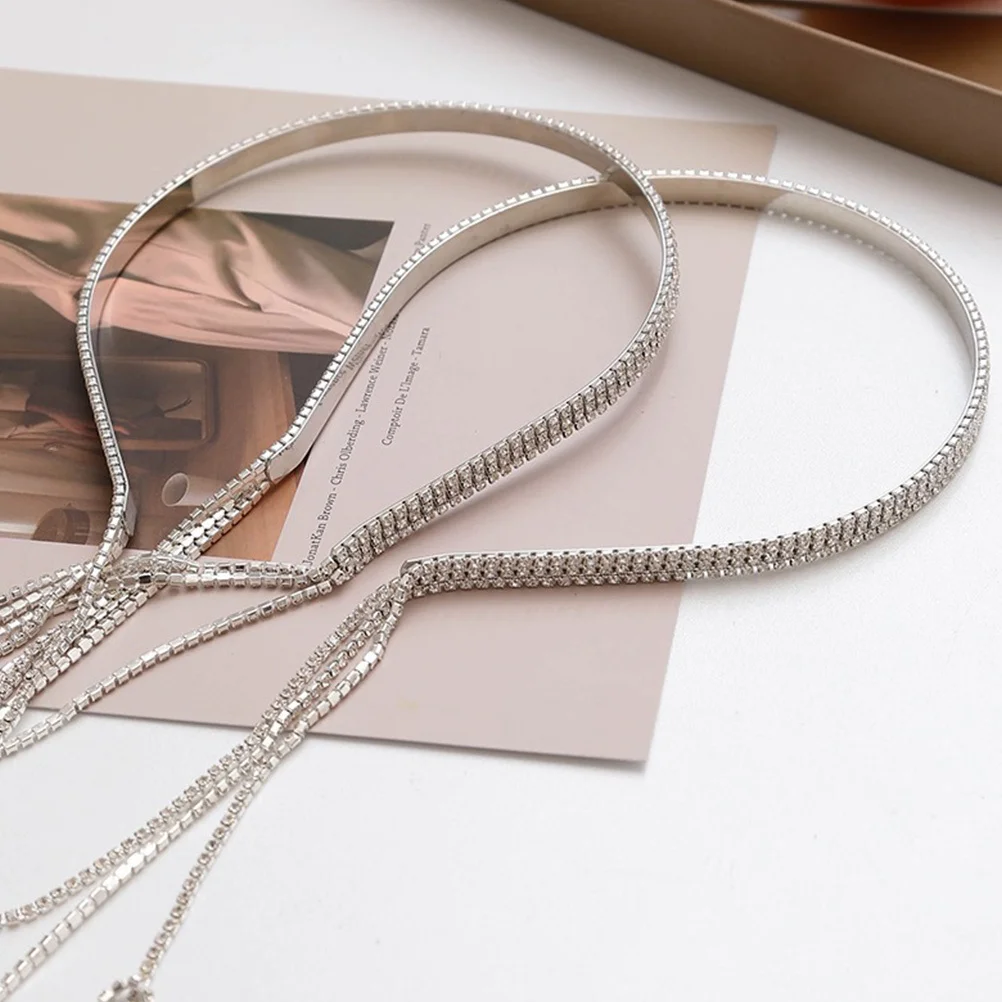 2Pcs Tassel Rhinestone Headbands Elegant Hairband for Wedding Party Prom Bridal Headpiece Women Hair Accessories
2Pcs Tassel Rhinestone Headbands Elegant Hairband for Wedding Party Prom Bridal Headpiece Women Hair Accessories