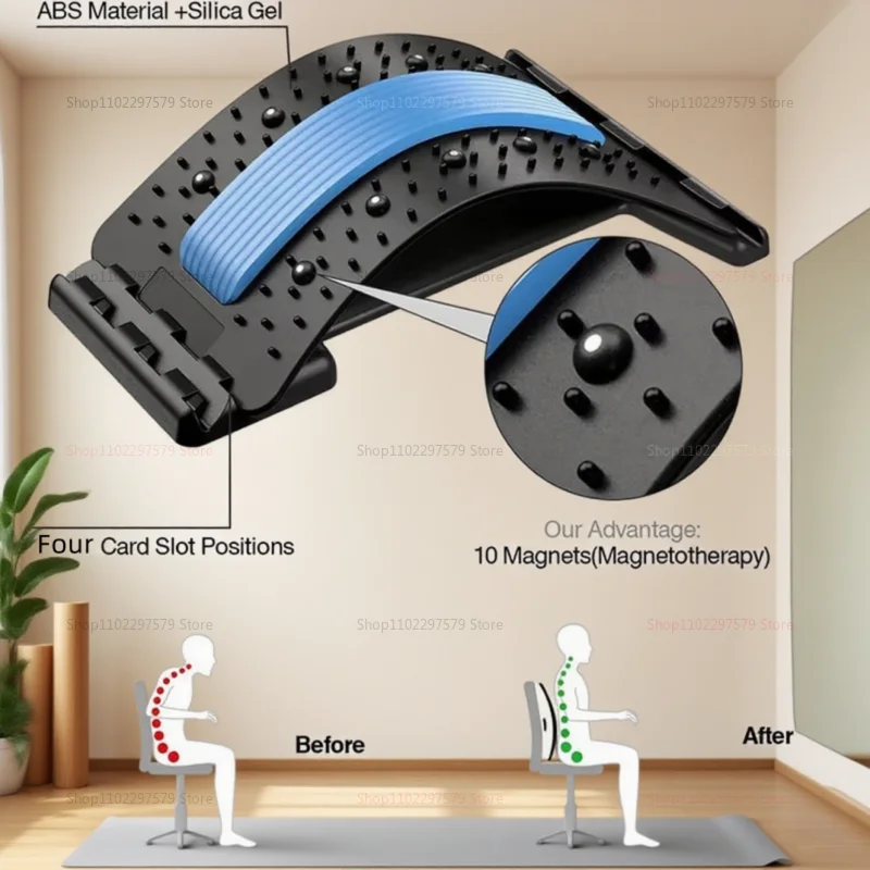 Magnetic Back Massage Muscle Relax Stretcher Posture Therapy Corrector Back Stretch Spine Stretcher Lumbar Support Pain Relief
Magnetic Back Massage Muscle Relax Stretcher Posture Therapy Corrector Back Stretch Spine Stretcher Lumbar Support Pain Relief