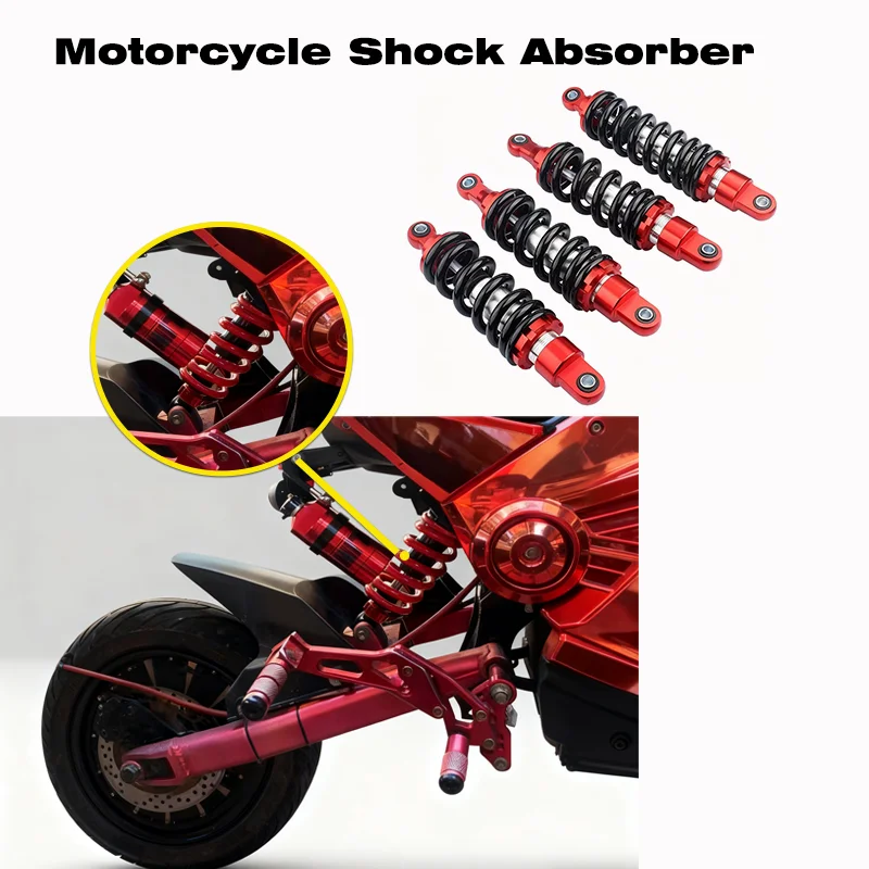 Universal Rear Shock Adjustable Rear Shock Pit Quad Dirt Bike ATV 260mm、280mm Motorcycle Shock Absorber Motorcycle Accessories
Universal Rear Shock Adjustable Rear Shock Pit Quad Dirt Bike ATV 260mm、280mm Motorcycle Shock Absorber Motorcycle Accessories