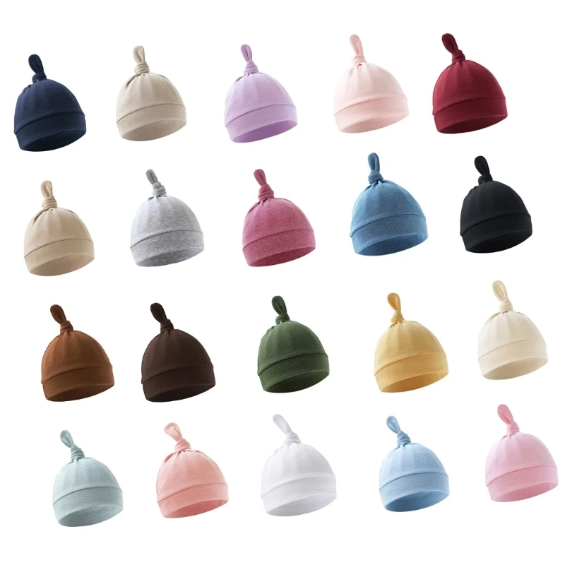 L5YF Elastic Knotted Hat Cotton Comfortable Newborns Baby Fetal Caps Brimless Bonnet
L5YF Elastic Knotted Hat Cotton Comfortable Newborns Baby Fetal Caps Brimless Bonnet