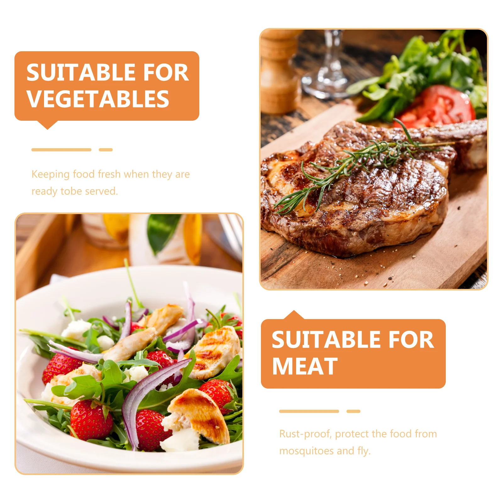 Rectangle Food Tray Lid Stainless Steel Protective Cover for Fish Grilling Plate Oilproof Kitchen Tool Cooling Pan Lid
Rectangle Food Tray Lid Stainless Steel Protective Cover for Fish Grilling Plate Oilproof Kitchen Tool Cooling Pan Lid