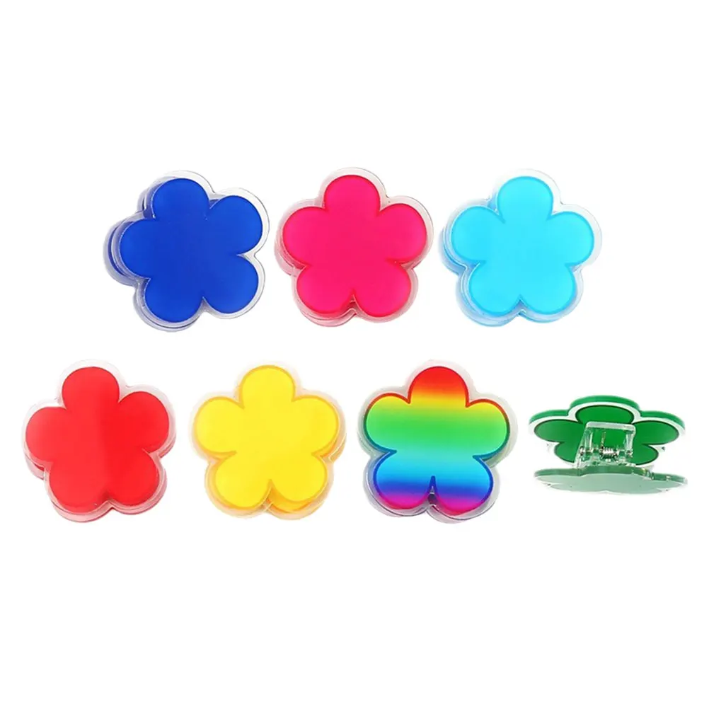 7pcs Cute Flower Acrylic Clips Multifunctional Sealing For Food Bags Kitchen Office Home Bright Reusable Grip Fastening
7pcs Cute Flower Acrylic Clips Multifunctional Sealing For Food Bags Kitchen Office Home Bright Reusable Grip Fastening