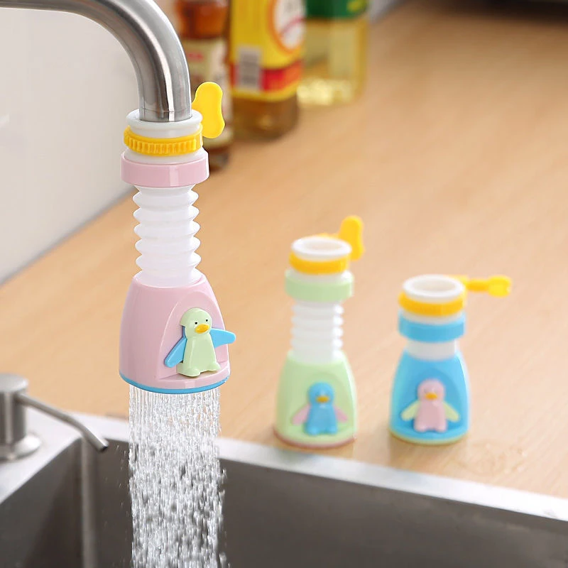 Kitchen Faucet Universal Splash-Proof Water Faucet Cartoon Penguin Water Purification Sprinkler Household Tap Water Filter
Kitchen Faucet Universal Splash-Proof Water Faucet Cartoon Penguin Water Purification Sprinkler Household Tap Water Filter
