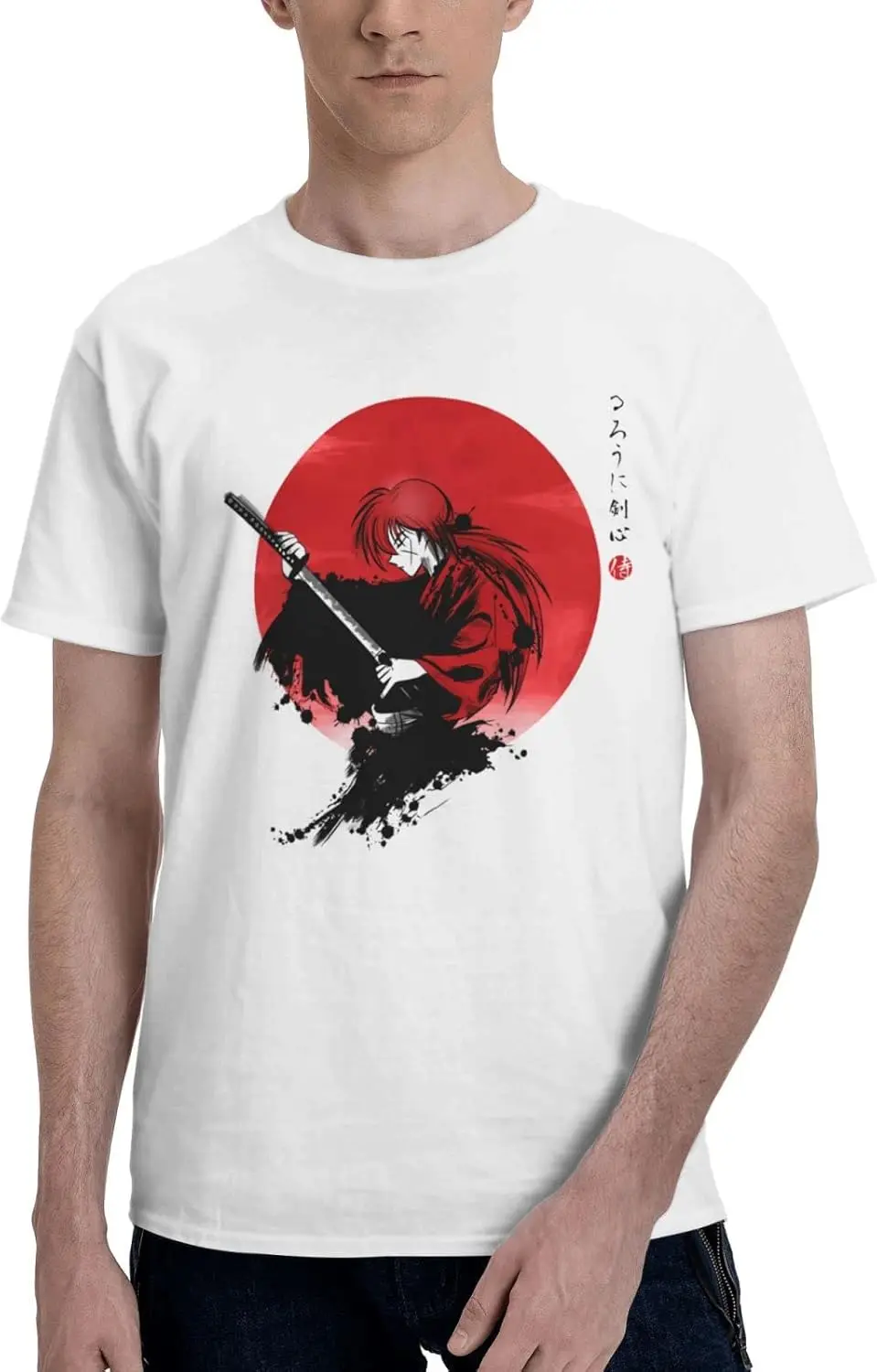 Anime Rurouni Kenshin Himura Kenshin T Shirt Mens Summer Cotton Tee Comfort Crew Neck Short Sleeve Tshirt
Anime Rurouni Kenshin Himura Kenshin T Shirt Mens Summer Cotton Tee Comfort Crew Neck Short Sleeve Tshirt
