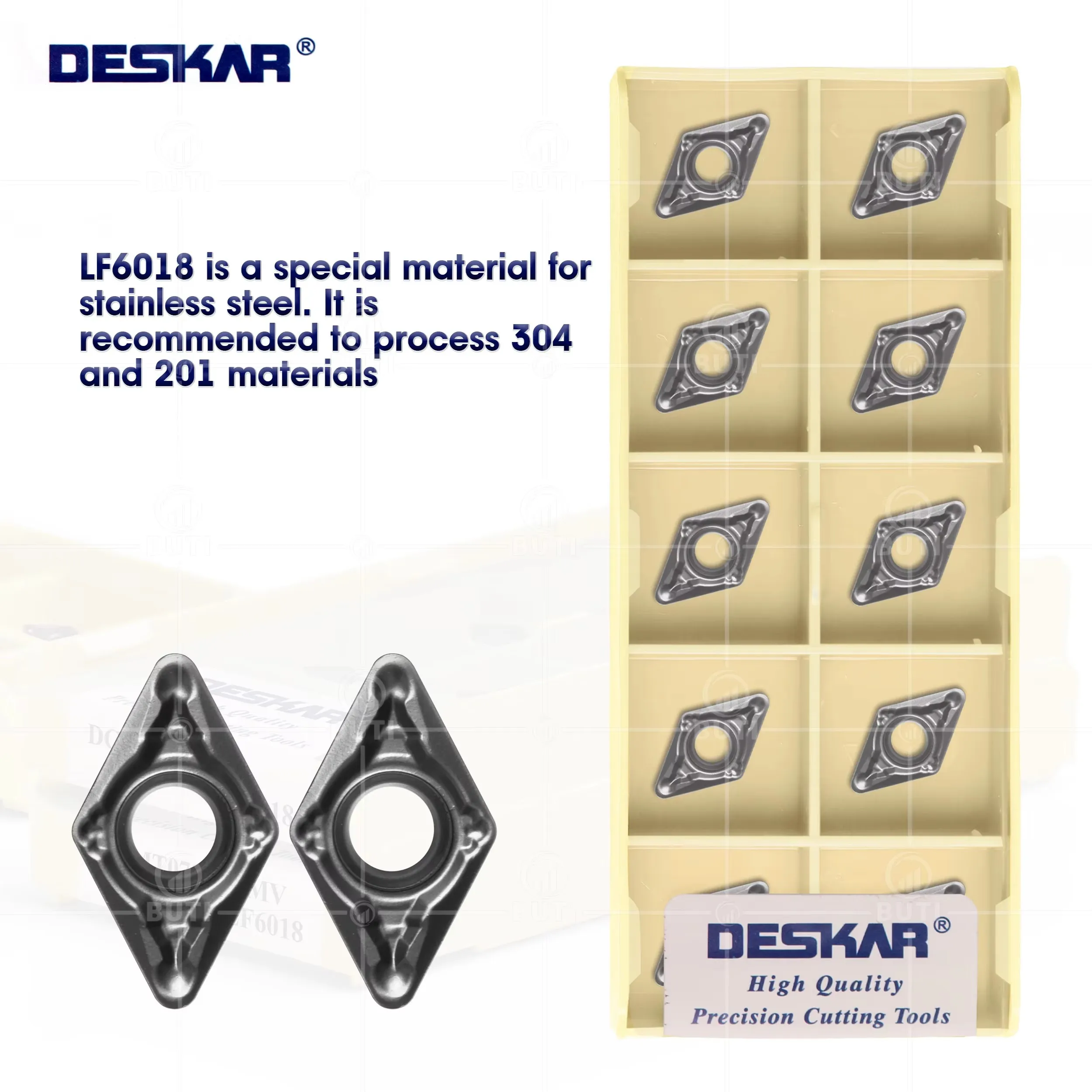 DESKAR 100% оригинал DCMT 070204 DCMT 070208 -MV LF6018 Высококачественный токарный станок с ЧПУ, внутренние твердосплавные вставки, инструменты для токарных лезвий
DESKAR 100% оригинал DCMT 070204 DCMT 070208 -MV LF6018 Высококачественный токарный станок с ЧПУ, внутренние твердосплавные вставки, инструменты для токарных лезвий