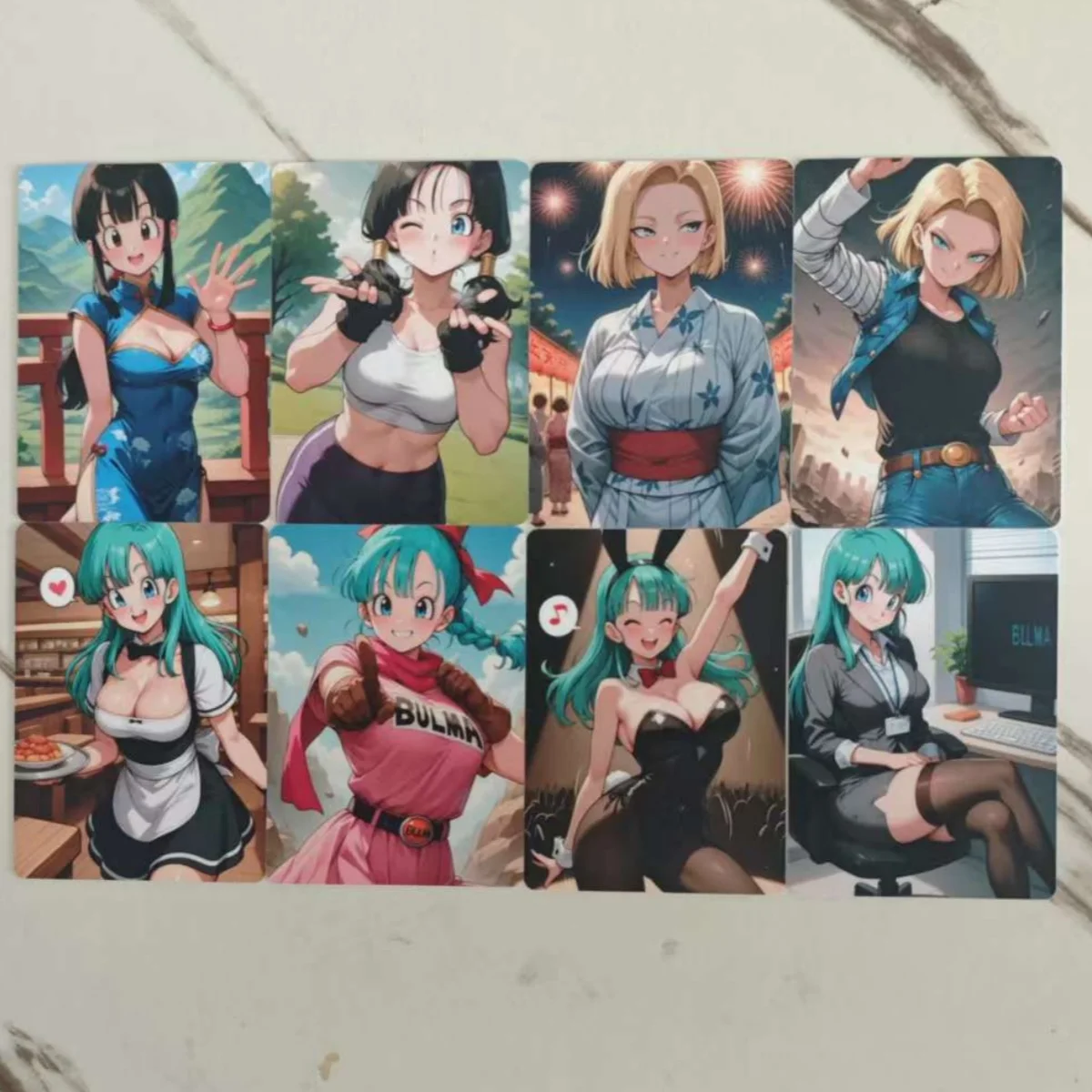 8PCS/Set Sexy Cards Videl Chichi Mosaic-free ACG Android 18 Double Sided NSFW Card Adult Collectible Boy Toys 18+
8PCS/Set Sexy Cards Videl Chichi Mosaic-free ACG Android 18 Double Sided NSFW Card Adult Collectible Boy Toys 18+