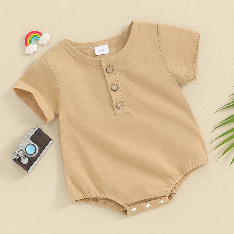 Newborn Baby Girl Boy Summer Romper Outfit Unisex Solid Color Bodysuit Cotton Short Sleeve Infant Clothes
Newborn Baby Girl Boy Summer Romper Outfit Unisex Solid Color Bodysuit Cotton Short Sleeve Infant Clothes