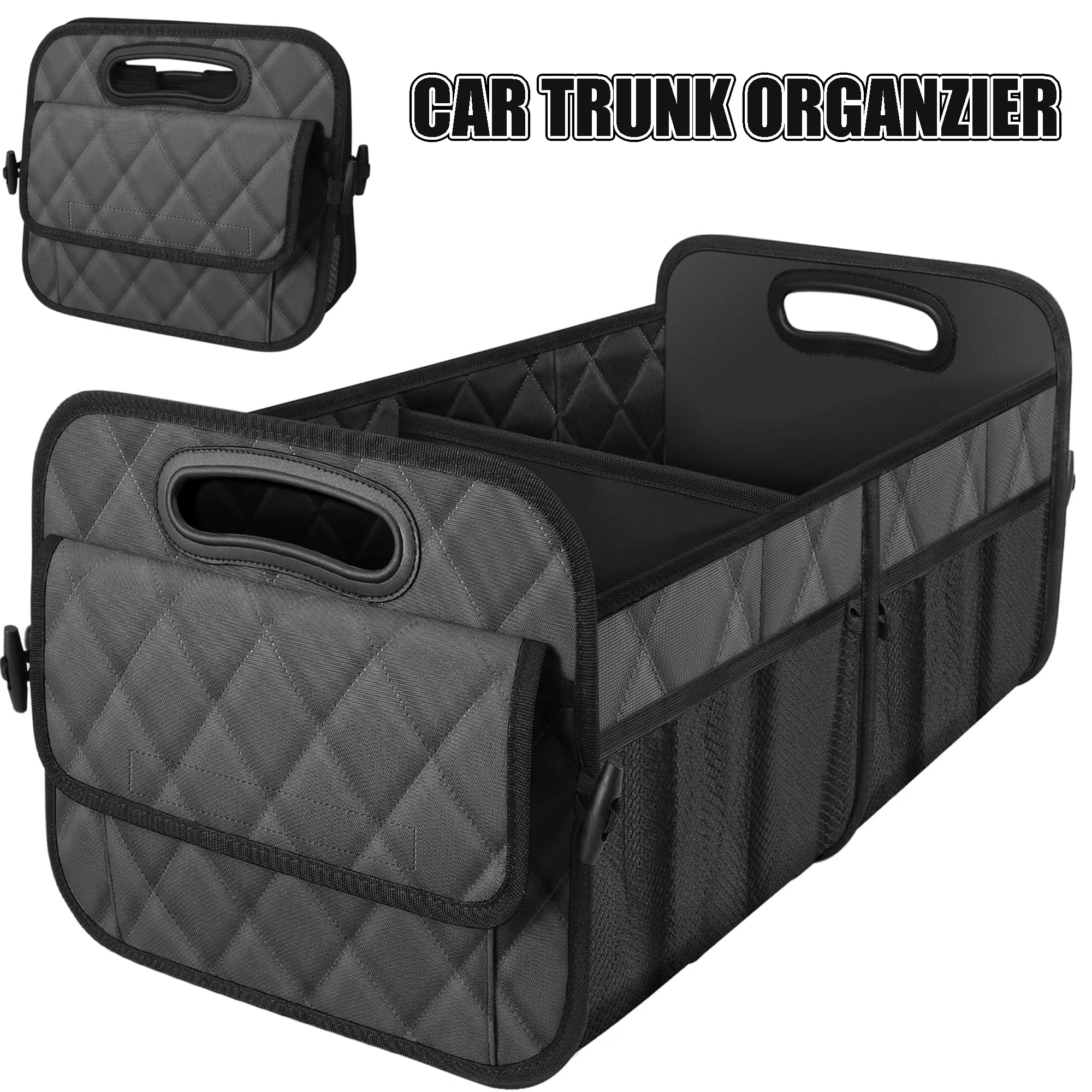 Car Trunk Organzier with 6 Big Pocket 50L Waterproof Polyester Trunk Organzier for Car/SUV/Minivan/Truck Car Accessories for Men
Car Trunk Organzier with 6 Big Pocket 50L Waterproof Polyester Trunk Organzier for Car/SUV/Minivan/Truck Car Accessories for Men