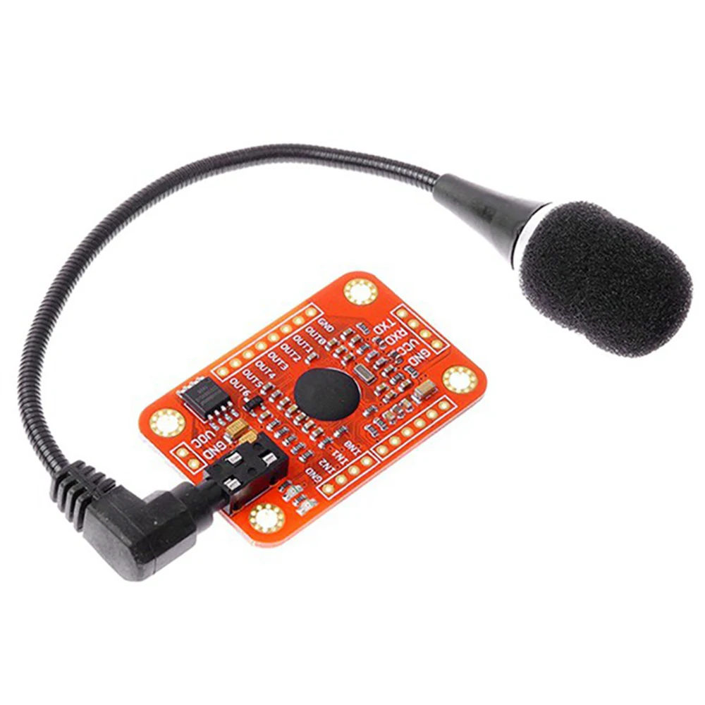Voice Recognition Module V3 Speed Recognition Compatible for Arduino Support 80 Kinds of Voice Sound Board
Voice Recognition Module V3 Speed Recognition Compatible for Arduino Support 80 Kinds of Voice Sound Board