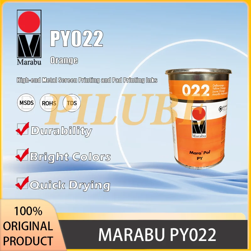 MARABU PY022 High-End Metal Screen and Pad Printing Ink for Industrial Applications Original Product
MARABU PY022 High-End Metal Screen and Pad Printing Ink for Industrial Applications Original Product