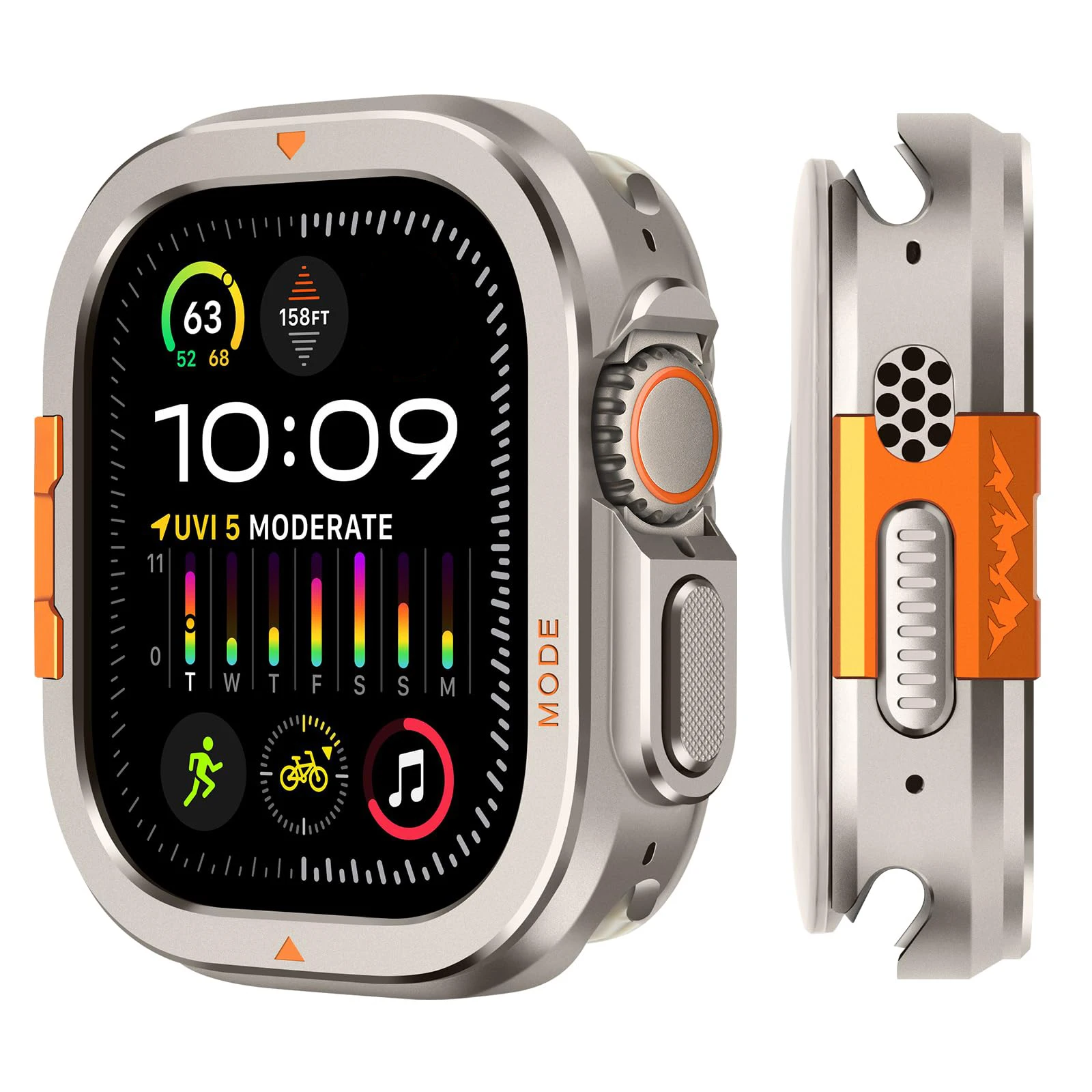 Алюминиевый металлический корпус для Apple Watch Ultra 3 2 1 49 мм, жесткий защитный бампер-рамка для IWatch Series 11 10 46 мм, аксессуары для корпуса
Алюминиевый металлический корпус для Apple Watch Ultra 3 2 1 49 мм, жесткий защитный бампер-рамка для IWatch Series 11 10 46 мм, аксессуары для корпуса