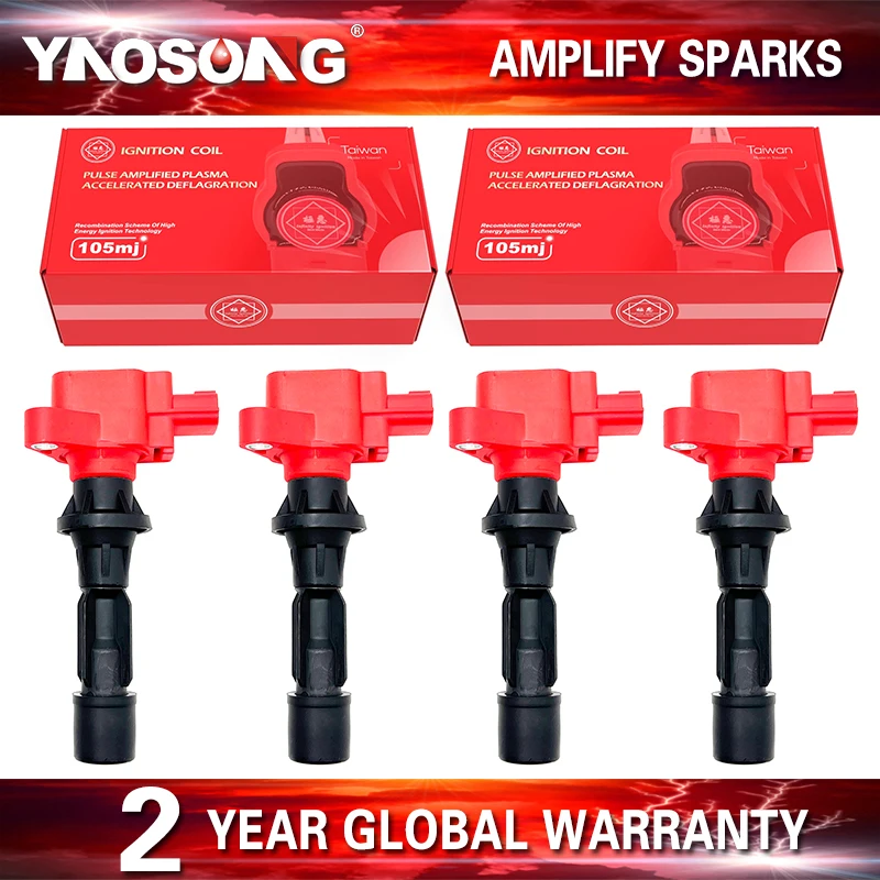 4x Ignition Coil plug for Mazda 6 3 5 8 MPV CX7 MX5 Miata CX-7 MX-5 GS GT GX Grand Touring L4 2.0L 2.3L 2.5L 6M8G-12A366 UF540
4x Ignition Coil plug for Mazda 6 3 5 8 MPV CX7 MX5 Miata CX-7 MX-5 GS GT GX Grand Touring L4 2.0L 2.3L 2.5L 6M8G-12A366 UF540