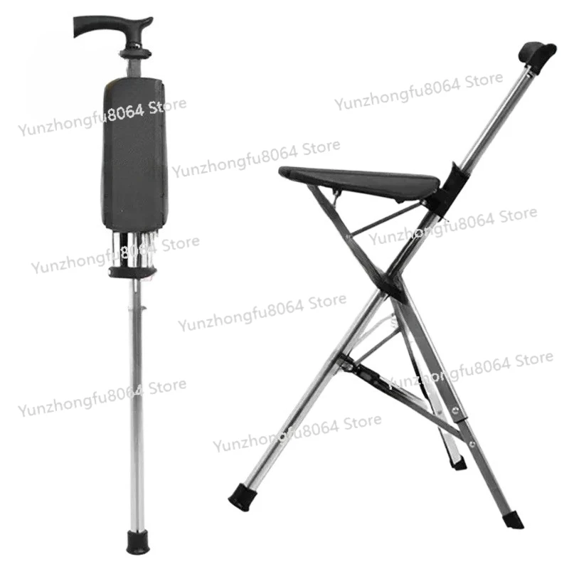 Non-slip with Stool for The Elderly Trekking Pole Crutch Stool Crutch Chair Foldable Multi-functional
Non-slip with Stool for The Elderly Trekking Pole Crutch Stool Crutch Chair Foldable Multi-functional