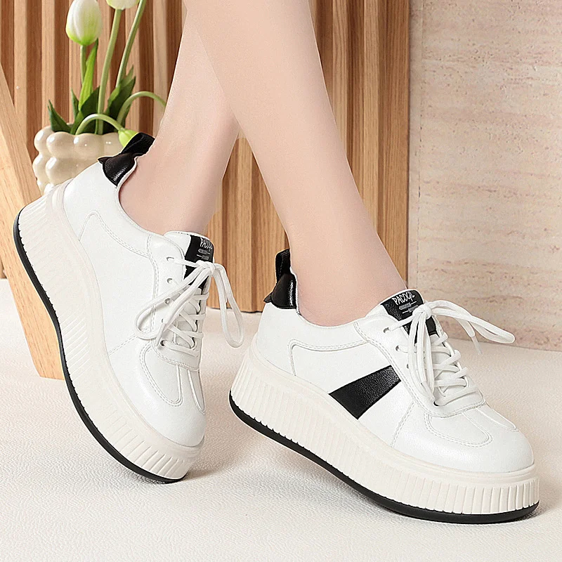 Fashionable Thick-Soled Moral Training Shoes Spring Autumn Small White Shoes Versatile Casual Sports Shoes Small Women's Shoes
Fashionable Thick-Soled Moral Training Shoes Spring Autumn Small White Shoes Versatile Casual Sports Shoes Small Women's Shoes
