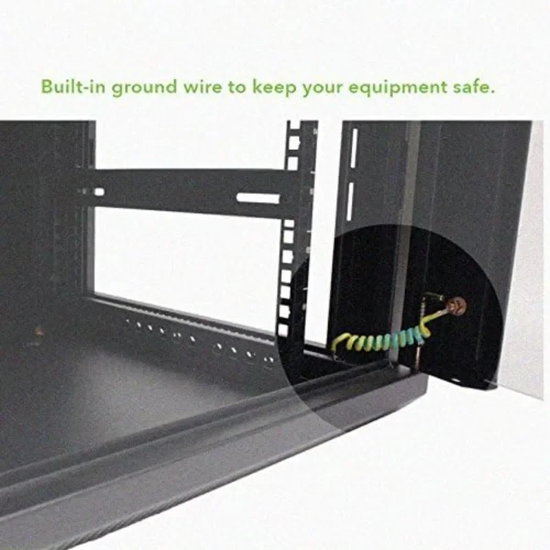 Server Cabinet with Hinged Back - 17.7' Deep, 12U Rack Enclosure with Locking Glass Door, Wall Mount Rack
Server Cabinet with Hinged Back - 17.7' Deep, 12U Rack Enclosure with Locking Glass Door, Wall Mount Rack