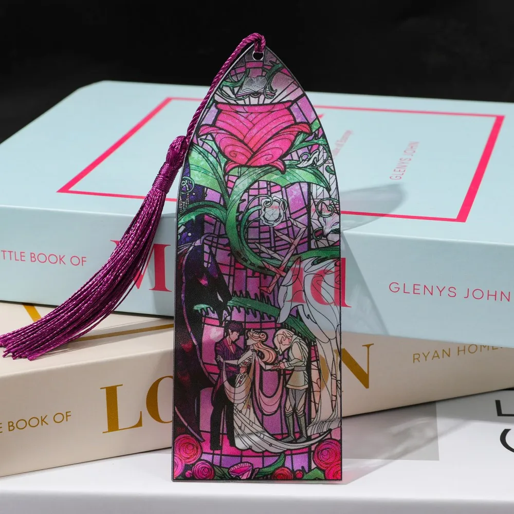 Acotar Stained Glass Bookmarks Fantasy Acrylic Book Charms Book Lover Book Accessories Student School Supplies
Acotar Stained Glass Bookmarks Fantasy Acrylic Book Charms Book Lover Book Accessories Student School Supplies